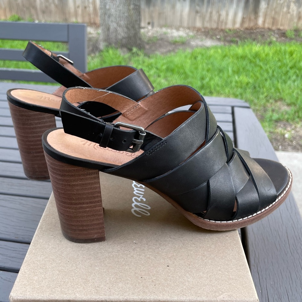 Madewell Cindy Black Sandals
